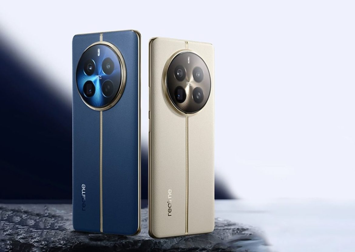 Deux exemplaires du Smartphone GT 8 Pro, l'un en blanc épuré et l'autre en bleu métal, présentés de dos pour dévoiler leurs modules photo circulaires et rectangulaires.